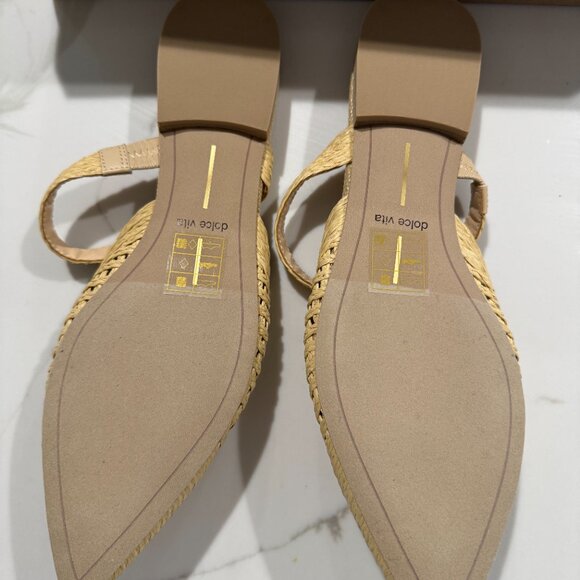 Dolce Vita Raffia Slip On Mules - Size 7 - Picture 4 of 4